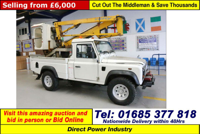 2004 LAND ROVER DEFENDER 110 2.5 TD5 4X4 NIFTY LIFT V130 13 METRE PLATFORM HOIST in Dowlais