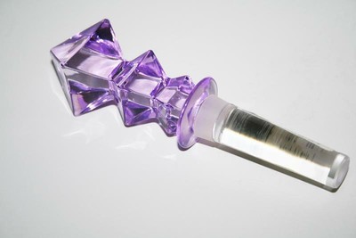 Mikasa Scepter Violet Austrian Lead Crystal Bottle Stopper #1924