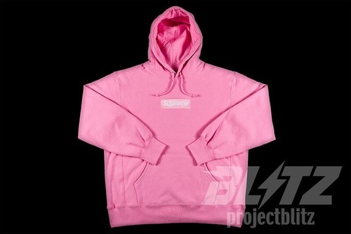 Pre-owned Supreme Fw21  Box Logo Hooded Sweatshirt Hoodie Pink Size M Medium 2021