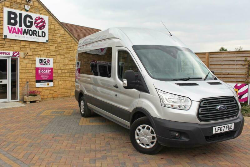 2017 FORD TRANSIT 410 TDCI 155 L3 H3 TREND 15 SEAT BUS RWD MINIBUS