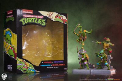 Premium Collectibles Studio Teenage Mutant Ninja Turtles Mini Statue Four Pack