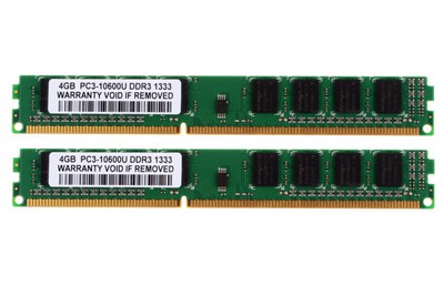LOT 4GB 2RX8 PC3-10600U DDR3 1333MHz 240PIN DIMM RAM Desktop Memory Intel #··