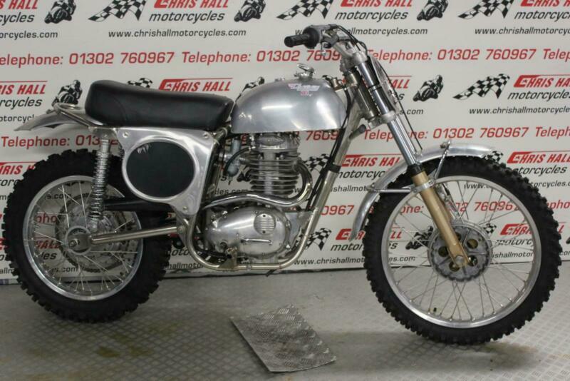 Cheney BSA 600cc, Motocross. Classic Motorbike/Motorcycle in