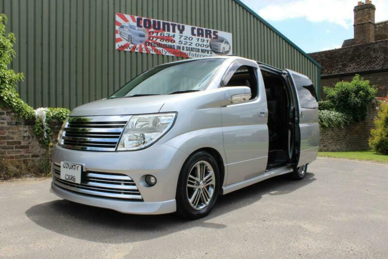 Nissan Elgrand Rider 2 5 V6 Auto 2006 56 Reg Full Black Leather