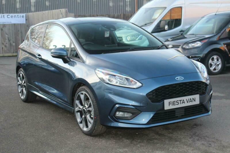 NEW Ford Fiesta Sport Van 1.5TDCi 85PS in Blue + Nav, Keyless, Air Con