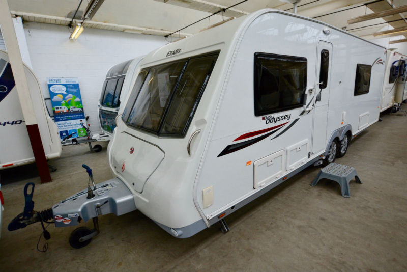 2012 Elddis Odyssey 650 4 Berth Touring Caravan with Fixed Twin Beds