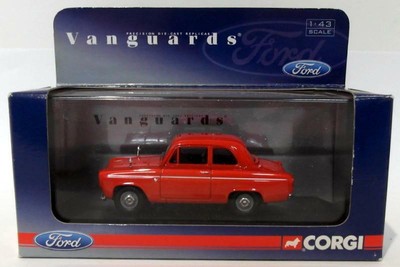 Vanguards 1/43 Scale VA02110 Ford Popular 100E Sunset Red