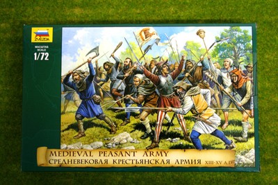 Medieval Peasant Army XIII – XV A.D. 1/72 Zvezda 8059