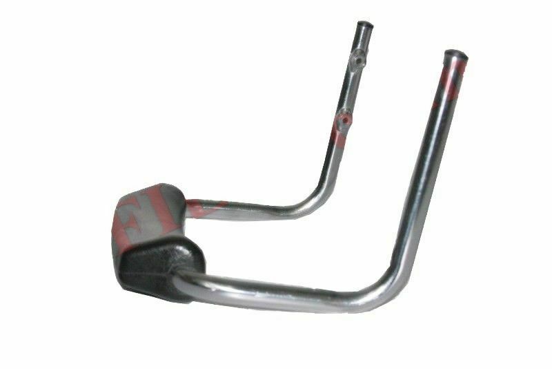 Fits Royal Enfield Bullet Classic Chrome Rear Back Rest Grab Bar+Rubber Back 