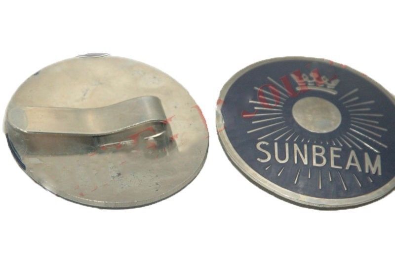 New Pair Blue Sunbeam S7 S8 Motorcycle Petrol Tank Badge Monogram Set 