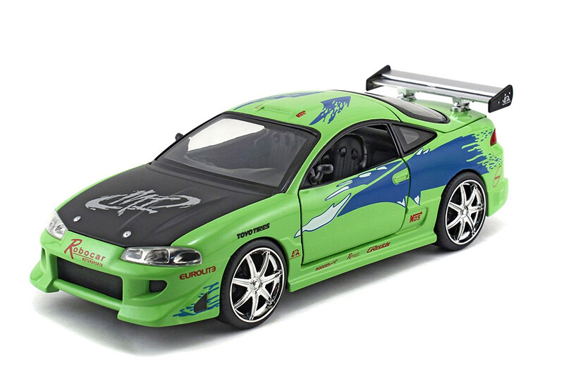 rally❗️jada 1/24 三菱エクリプス Jada Fast & Furious Brian's Mitsubishi Eclipse 1:24 scale