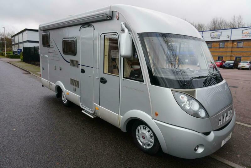 Hymer B514cl AClass 4 berth Rear fixed bed, Rear garage motorhome for