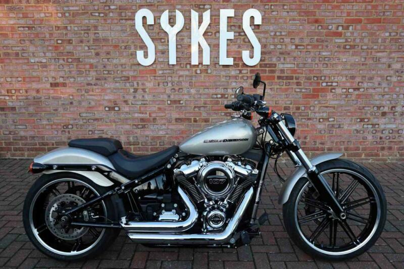 2018 HarleyDavidson FXBR Softail Breakout 107 in Silver in Lewes, East Sussex Gumtree