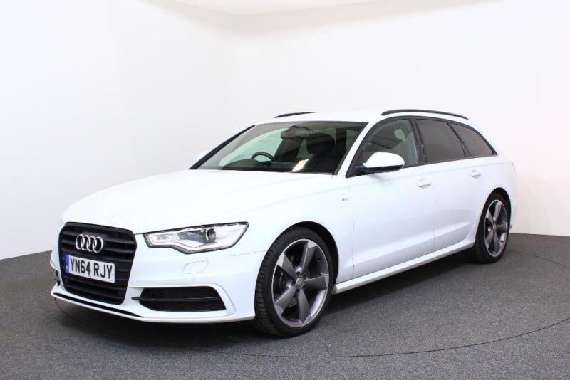 Audi A 6 Avant Black Edition White