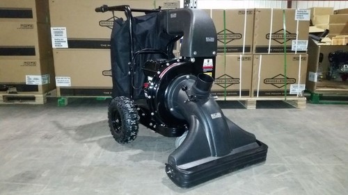Bulldog Gas Walk Behind Lawn Leaf Yard Vacuum Vac Parking Lot Litter Ball Field