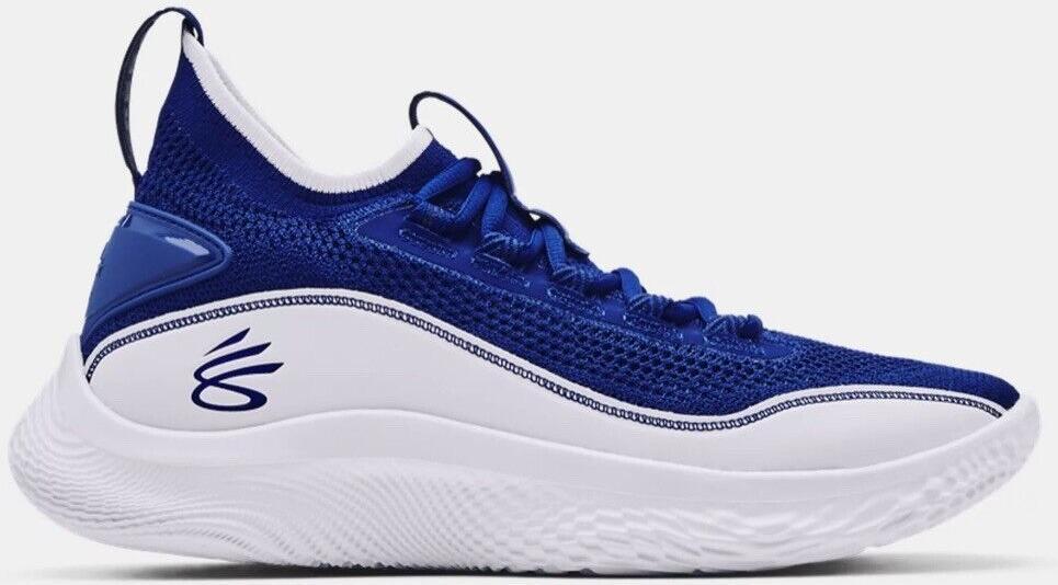 Size 8.5 - Under Armour Curry 8 Flow Like Water 2021