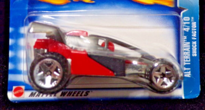 2003 Hot Wheels Featuring Alt Terrain - SHOCK FACTOR - 4/10 - Card #154