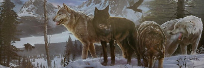 Broken Silence Open Edition Print by Richard Wayne - Wolf - Timberwolves
