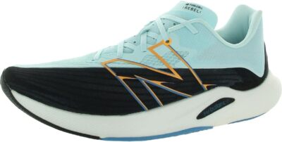 

Мужские кроссовки New Balance FuelCell Rebel v2, черный/бледно-синий, 11,5 D, средний США, Black/pale blue