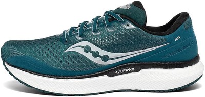 Мужские кроссовки Saucony Triumph 18, темно-бирюзовый/серебристый, 13 D средний США