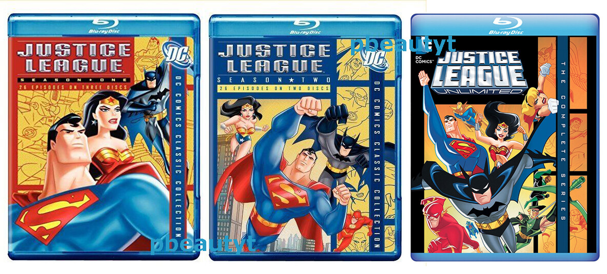 JUSTICE LEAGUE+Unlimited:The Complete Series 3 Blu-ray Sets