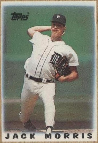 1987 Topps League Leaders Minis - Jack Morris #55
