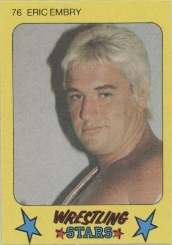 1986 Monty Gum Super Wrestling Stars - Eric Embry #76