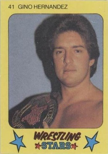 1986 Monty Gum Super Wrestling Stars - Gino Hernandez #41