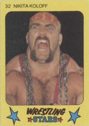 1986 Monty Gum Super Wrestling Stars Wrestling Trading Cards