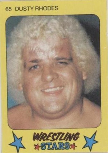 1986 Monty Gum Super Wrestling Stars - Dusty Rhodes #65