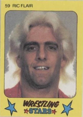 1986 Monty Gum Super Wrestling Stars - Ric Flair #59
