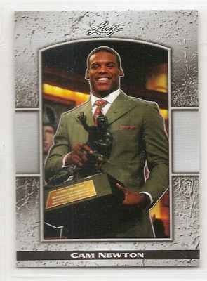 CAM NEWTON RC 2011 Leaf NSCC Promo #PR-2 Auburn - Heisman Trophy