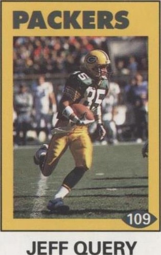 1992 Diamond NFL Superstars Stickers Jeff Query #109