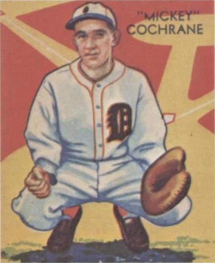 Renata Galasso 1985 1934-36 National Chicle Diamond Stars reimpresiones - Mickey Cochrane #9
