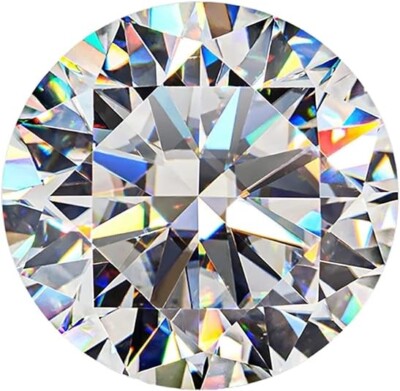 Lab-Grown 1.25Ct CVD Diamond 6.95mm Round D, Clarity FL ,Certified Loose Diamond