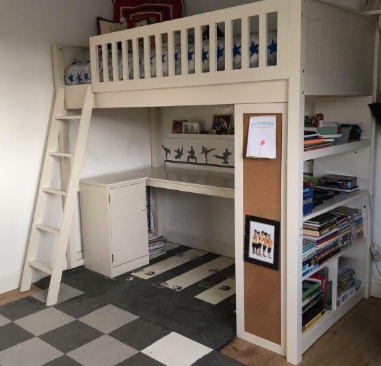 Noah Highsleeper Feather Black Bed In Romford London