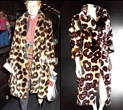 1993 Vintage Gold Label VIVIENNE WESTWOOD Faux Leopard Fur 1993 Vintage Gold Label VIVIENNE WESTWOOD Faux Leopard Fur