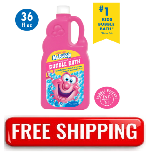 Mr. Bubble Original Bubble Bath Classic Bubble Gum Scent 36 Oz.