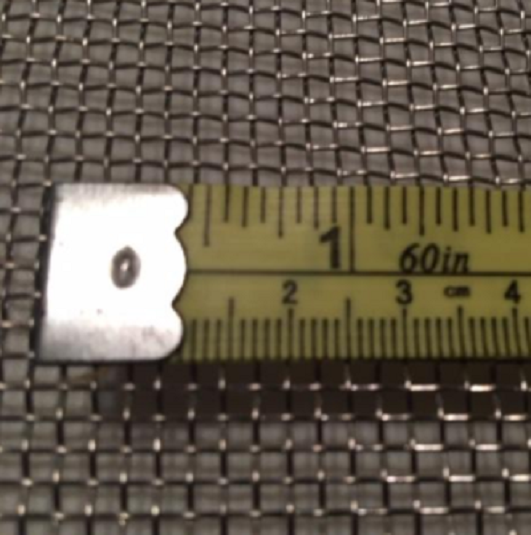 Stainless Steel Wire Mesh - Woven Wire 304 #10 .025 Wire Cloth Screen 6" x 6"