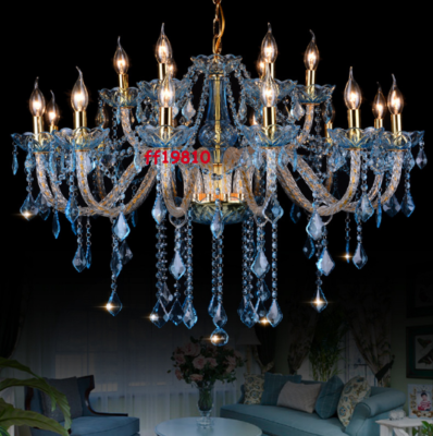Real candle chandelier on sale lighting