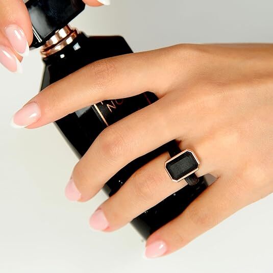 Metal Framed Oversized Collection by Rinfit - Silicone Wedding Bands Women