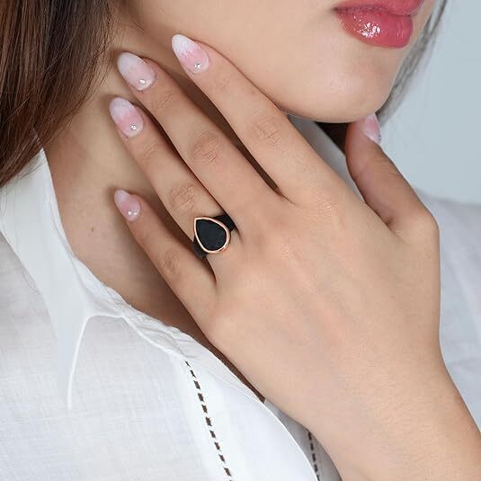 Metal Framed Oversized Collection by Rinfit - Silicone Wedding Bands Women