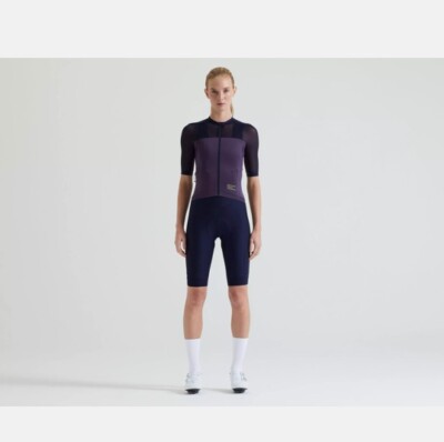 Specialized Women s Prime LT Short Sleeved Cycling Jersey Sm In Dusk/Dark Navy
