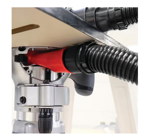 Router Table Dust Collection System w/ Adjustable Dust Cup &