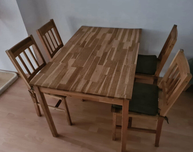 * Esstisch Küchentisch 115x70 cm massiv *Ohne Stühle Dänisches Bettenlager