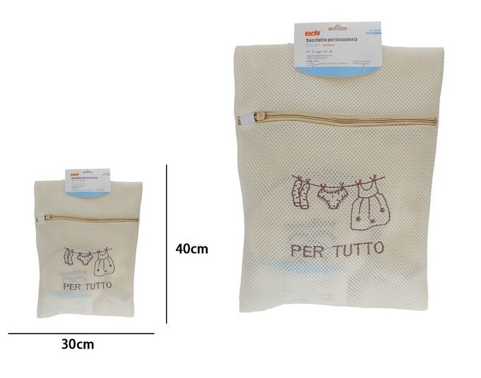 Sacchetto Salva Reggiseno Lavatrice Lavaggio Biancheria Rete Intimo 40x30cm dfh