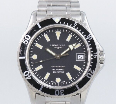 Longines Admiral 200M Diver Black Ref.L3.502.4 Cal.L633.5