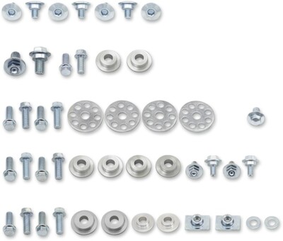 Bolt Full Plastics Fastener Kit fits Kawasaki KX250 2-Stroke/KX125 1998-2002