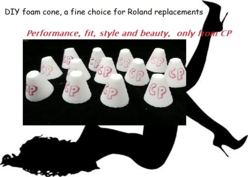 5 pak, Roland replacement e-drum trigger cones, by Convertible Percussions 