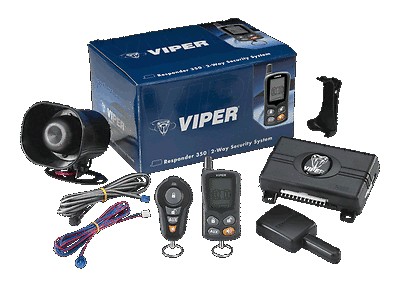 Viper Responder 350 2 Way Car Security Alarm System Keyless Entry Responder350B
